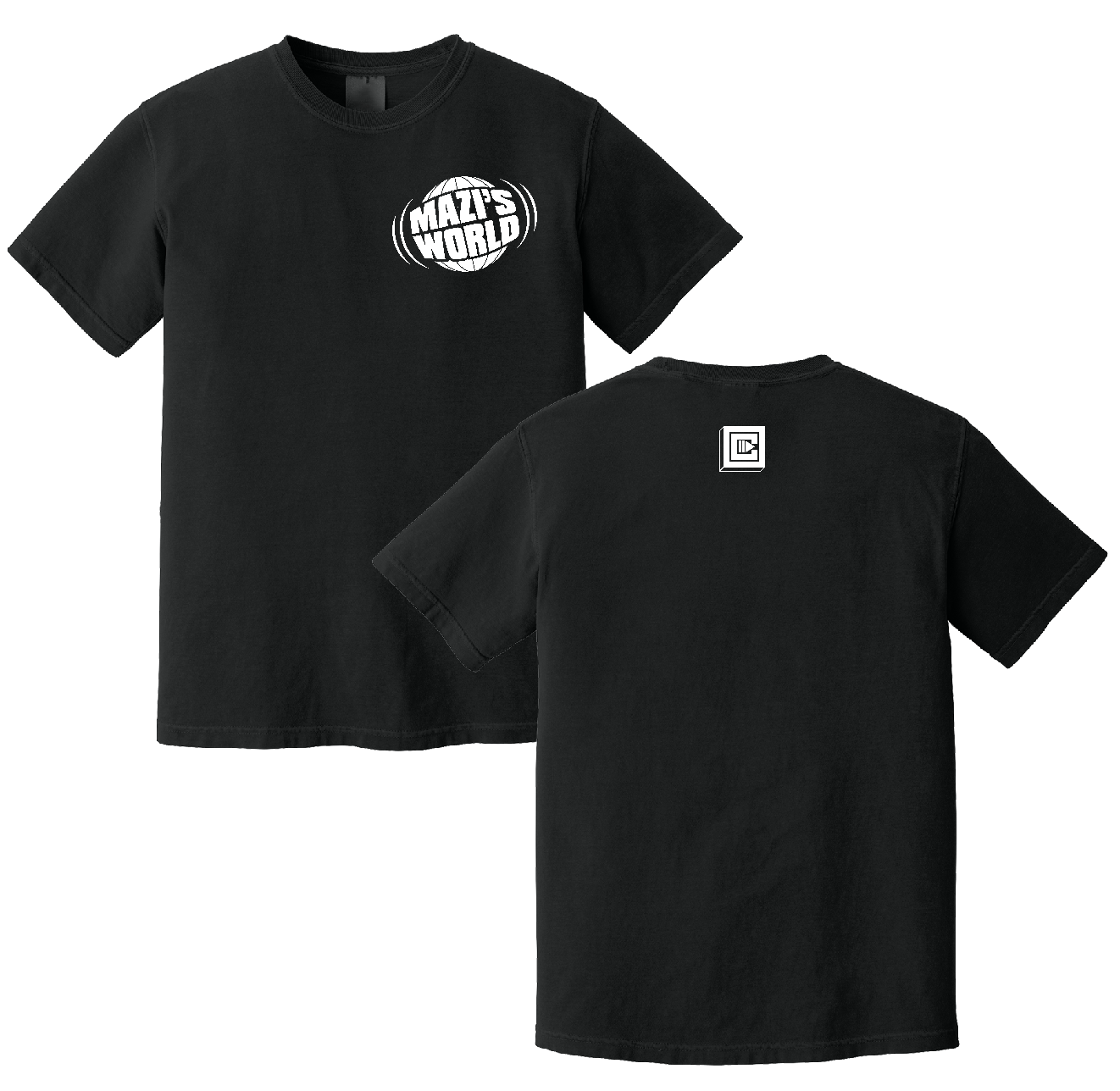 Mazi's World Black T-SHIRT