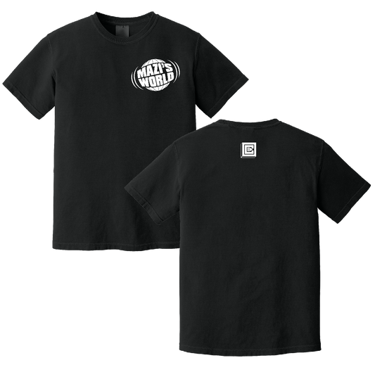 Mazi's World Black T-SHIRT