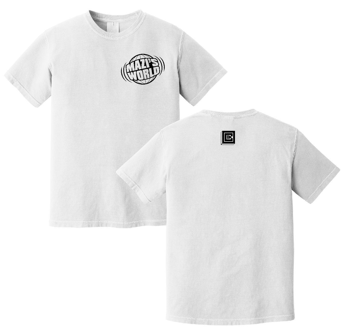 Mazi's World WHITE T-SHIRT