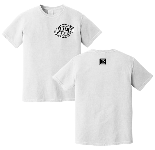 Mazi's World WHITE T-SHIRT