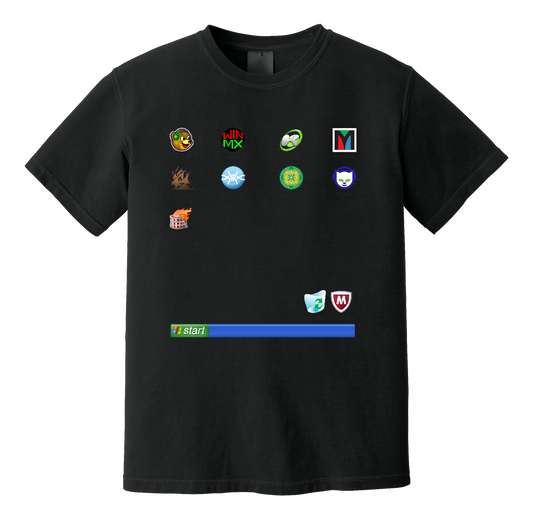 Millennial Desktop Black T-Shirt